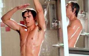 Zac Efron Nude in Shower